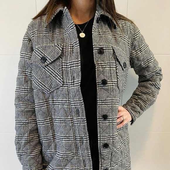 RD Style Plaid Quilted Jacket NWT - Picture 1 of 3